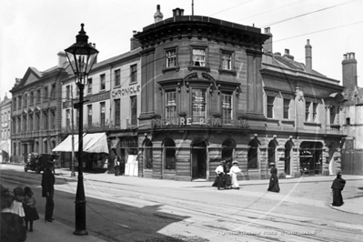 High Street and Scot Lane, Doncaster in Yorkshire c1900s