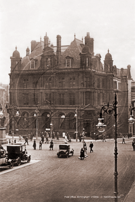 The Post Office, Birmingham in Warwickshire c1930s