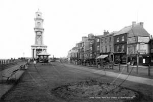 Picture of Kent - Herne Bay, The Central Parade and Clock Tower c1890s - N4722