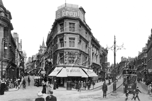 Clare Street with Baldwin Street, Bristol in Avon c1900s