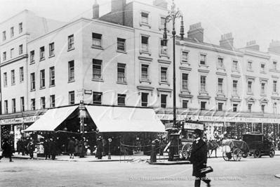 Oxford Street junction with Orchards Street in Central London c1900s
