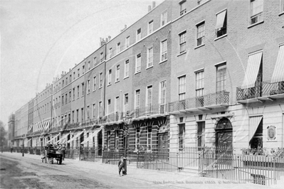 Bloomsbury, Bedford Place in Central London c1900s