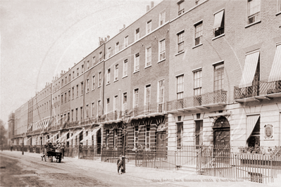 Bloomsbury, Bedford Place in Central London c1900s