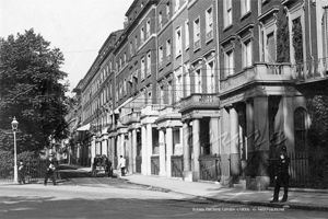 Sussex Gardens, Bayswater in West London c1900s