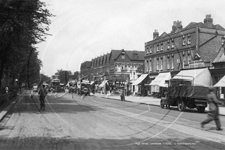 High Street, Lewisham in South East London c1920s