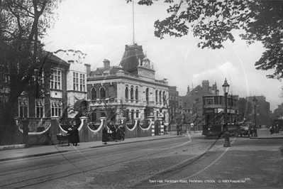 Picture of London, SE - Peckham, Peckham Road, Town Hall c1936 - N4957