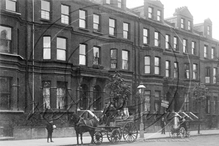 Aylesbury Dairy Co Ltd Milk Delivery Wagon from St Petersburgh Place, Bayswater in West London c1900s