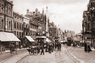 Broad Street, Reading in Berkshire c1900s