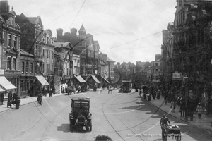 Broad Street, Reading in Berkshire c1910s