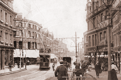 Picture of Berks - Reading, King Street, Jacksons Corner c1910s - N4977