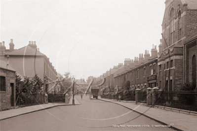Dalling Road, Hammersmith in West London c1910s
