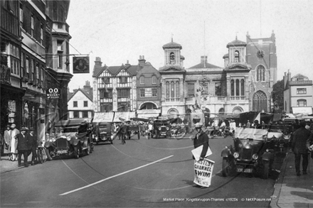 Picture of Surrey - Kingston-upon-Thames, Market Place c1920s - N4890