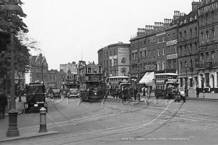 Clapham Common South Side, Clapham in South West London c1930s