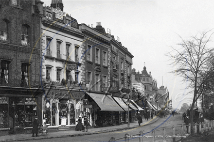 The Pavement, Clapham in South West London c1900s