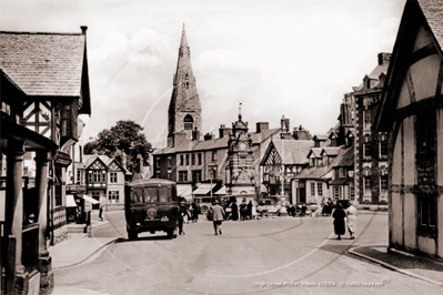 Picture of Wales - Denbighshire, Ruthin, High Street c1930s - N5043