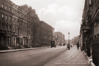 Oakley Street, Chelsea in South West London c1920s
