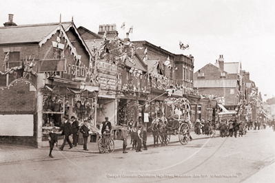 Picture of Middlesex - Wealdstone, High Street, George V Coronation Decorations June 1911 - N5067