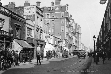 St Mary's Hospital, Praed Street, Paddington in West London c1920s