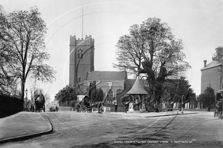 Charlton Church and Fountain, Charlton in South East London c1900s