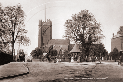 Charlton Church and Fountain, Charlton in South East London c1900s