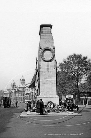 Picture of London - Westminster, Whitehall, The Cenotaph c1920s - N5286