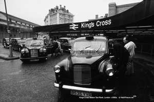 Picture of London - Kings Cross Station, Taxi Rank c1980s - N5328