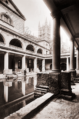 Picture of Avon - Bristol, Bath, The Roman Baths c1900s - N5332